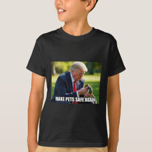 Stem op Trump Mega Make Pets Safe Again Justice Pe T-shirt