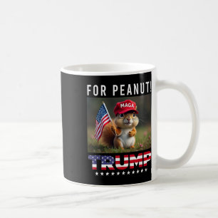 Stem op Trump voor Peanut The Squirrel Trump 2024 Koffiemok