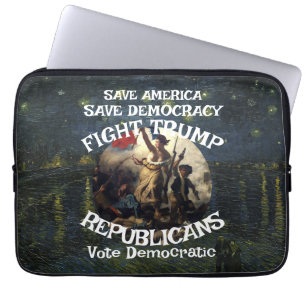 Stem Politieke FW FV HG Trump Republikeinse Partij Laptop Sleeve