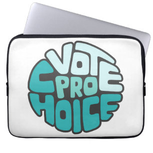 Stem Pro Keuze Woord Kunst Laptop Sleeve