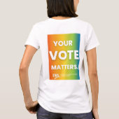STEM Regenboog T Shirt (Achterkant)