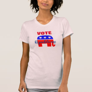 STEM Republikeins met Patriottische Olifant T-shirt