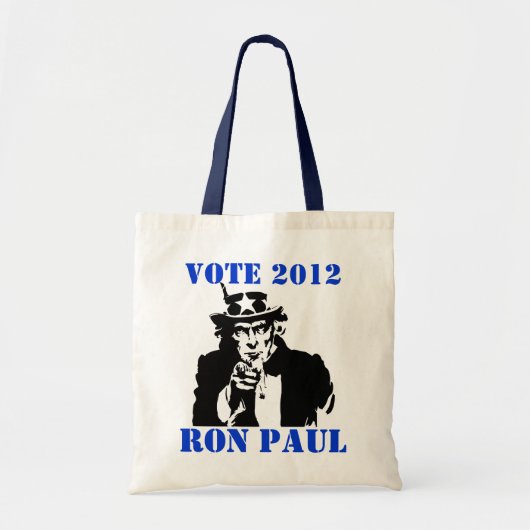 STEM RON PAUL 2012 TOTE BAG (Voorkant)