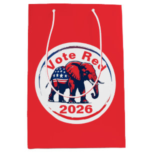 Stem rood 2026 medium cadeauzakje
