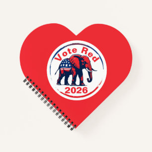 Stem Rood 2026 Notitieboek