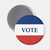 STEM Rood Wit en Blauw Strepen Magneet (Voorkant / Achterkant)