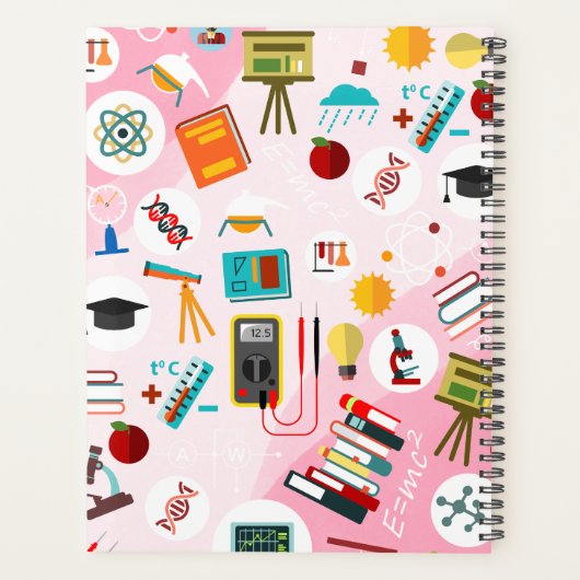 STEM Science Motif enseignant universitaire (Dos)