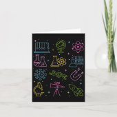 STEM Science Technology Engineering Wiskunde T Kaart (Voorkant)