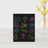 STEM Science Technology Engineering Wiskunde T Kaart (Gele Bloem)
