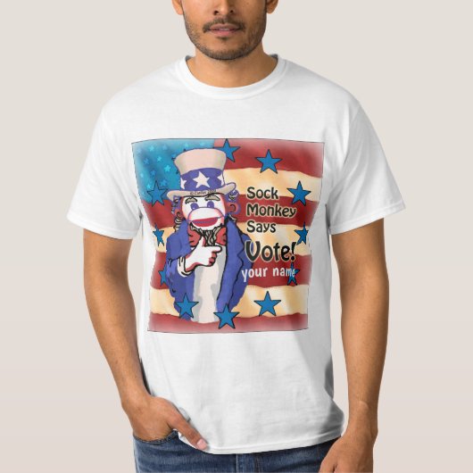 Stem Sock Aap T-shirt (Voorkant)