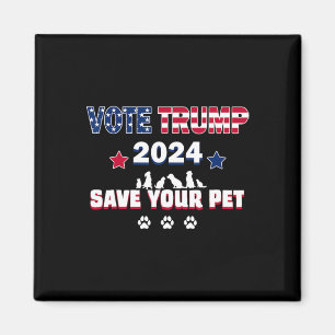 Stem Trump 2025 Sla Uw Huisdieren Red President Tr Magneet