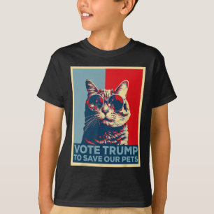 Stem Trump Om Onze Huisdieren Te Redden 2025 T-shirt