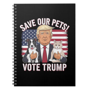 Stem Trump Red onze huisdieren katten honden 2024 Notitieboek