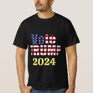 STEM TRUMP REPUBLIKEINS PRESIDENT 2024 GROOT-VEREN T-SHIRT