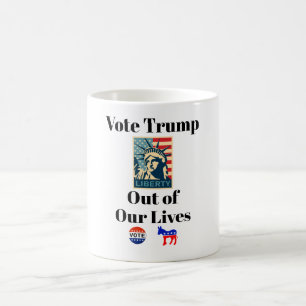 Stem Trump Uit Ons Leven Koffie Mok