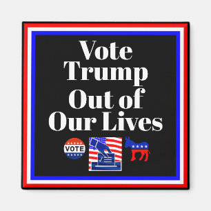 Stem Trump uit onze levens magneet