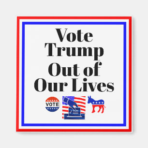 Stem Trump uit onze levens magneet