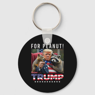 Stem Trump Voor Peanut De Eekhoorn 3  Sleutelhanger