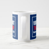 Stem uit de GOP 2024 verkiezing Rood Wit Blauw Extra Grote Beker (Achterkant)