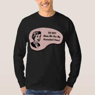 Stem van accountant t-shirt