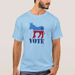 stem van de democraat t-shirt