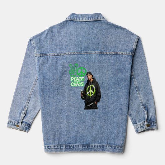 Stem van de Vrede Denim Jacket (Achterkant)