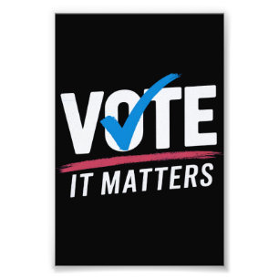 Stem Verkiezing 2024 Kiezers Democratische Politie Foto Afdruk