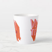 STEM! verkiezing Latte Mok (Voorkant)