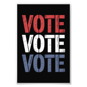 Stem Verkiezing Politiek Stemmen Kiezersregistrati Foto Afdruk