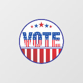 Stem Verkiezingen Sticker (Vel)