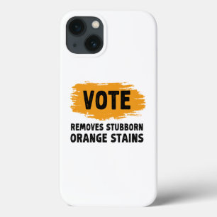 Stem verwijdert hardnekkige Oranje vlekken geschen iPhone 13 Hoesje