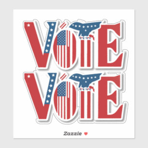Stem voor de presidentsverkiezingen  sticker