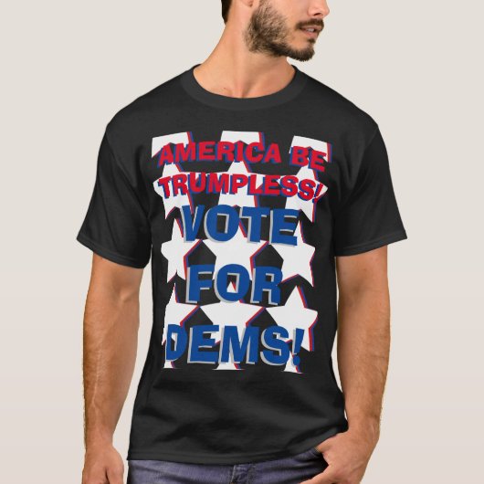 STEM VOOR DEMS! T-SHIRT (Voorkant)