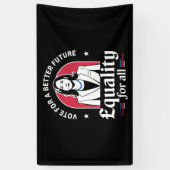 Stem voor een beter toekomstig President 2024 Spandoek (Verticaal)