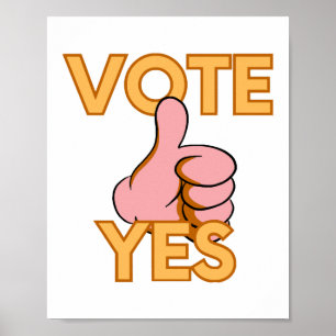 Stem vóór poster