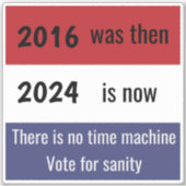 Stem voor Sanity Sticker (Voorkant)