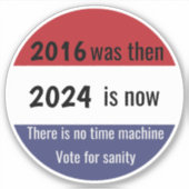 Stem voor Sanity v2 Sticker (Voorkant)