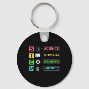 Stem Wetenschap Technologie Techniek Wiskunde Lera Sleutelhanger
