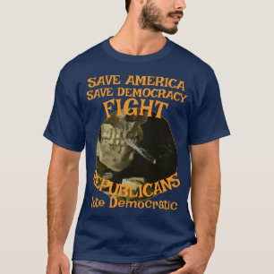 STEM ZL X1 KP DEMOCRATISCHE PARTIJ VERKIEZINGSKOST T-SHIRT
