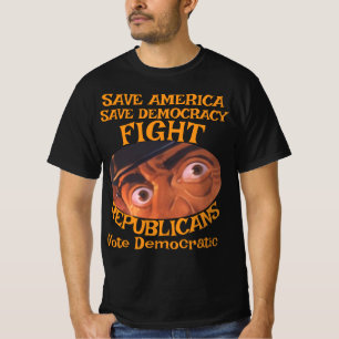 STEM ZL X1 KP DEMOCRATISCHE PARTIJ VERKIEZINGSKOST T-SHIRT