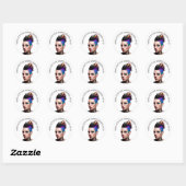 Stem zoals je rechten Afhankelijk ervan Ronde Sticker (Vel)