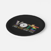 Stem zoals Ruth stuurde je Gavel Feministen LGBT P Papieren Bordje (Gekanteld)