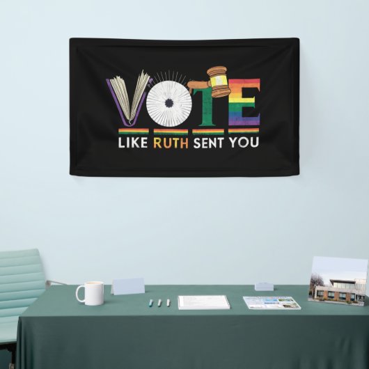 Stem zoals Ruth stuurde je Gavel Feministen LGBT P Spandoek (Beurs)