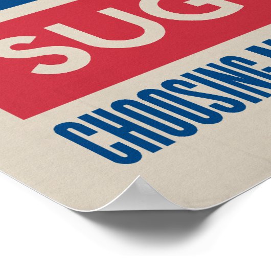 Stemafdrukken Poster (Hoek)