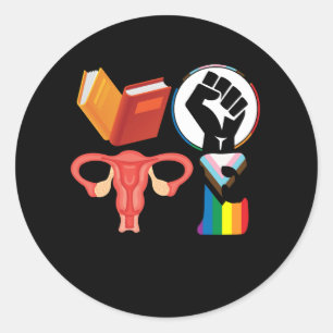 Stemboeken Eerste Ovariëteiten LGBT onderdrukte Ve Ronde Sticker