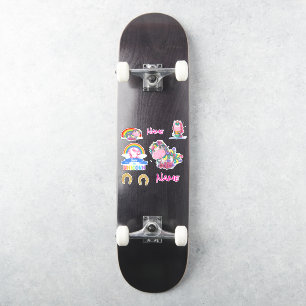 Stembordrukstoffen Eicorns, vinylSticker, op maat  Sticker