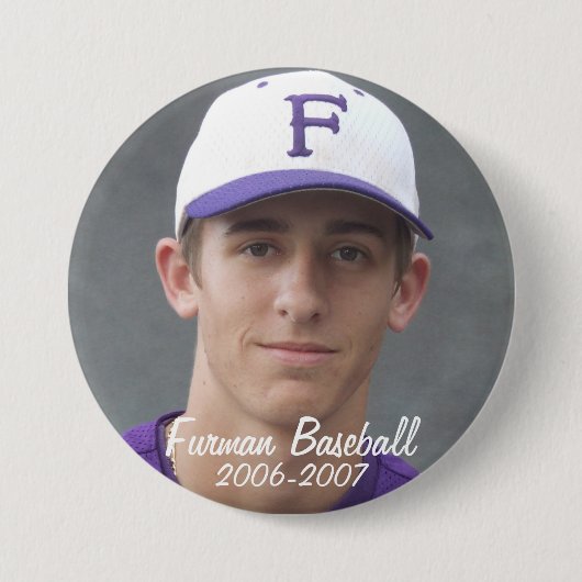 Stembridge W2007Mok, Furman Baseball, 2006-2007 Ronde Button 7,6 Cm (Voorkant)