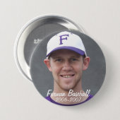 Stembridge W2007Mok, Furman Baseball, 2006-2007 Ronde Button 7,6 Cm (Voorkant /achterkant)
