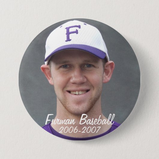 Stembridge W2007Mok, Furman Baseball, 2006-2007 Ronde Button 7,6 Cm (Voorkant)