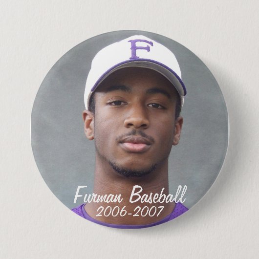 Stembridge W2007Mok, Furman Baseball, 2006-2007 Ronde Button 7,6 Cm (Voorkant)